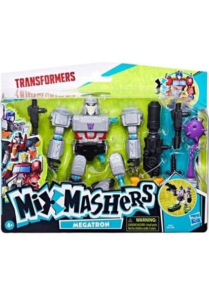 Transformers Megatron Figür – Mix Mashers Parçalanabilir Aksiyon Oyuncağı (Orijinal Lisanslı)
