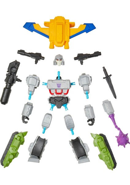 Transformers Megatron Figür – Mix Mashers Parçalanabilir Aksiyon Oyuncağı (Orijinal Lisanslı)
