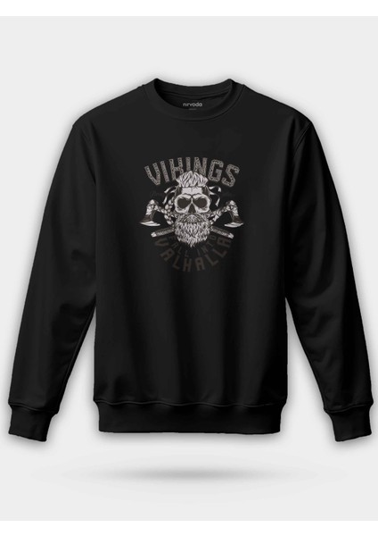 Viking Valhalla Kurukafa Unisex Regular Sweatshirt