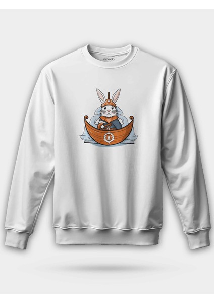 Viking Tavşan Unisex Regular Sweatshirt