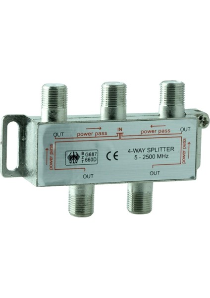 1/4 Splıtter 5-2500 Mhz Mag (4887)