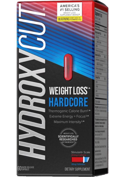 Hydroxycut Hardcore New 60 Rapid Release Kapsul