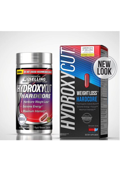 Hydroxycut Hardcore New 60 Rapid Release Kapsul