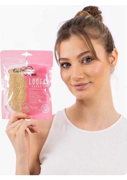 % 100 Doğal Kabak Lifi Peeling Süngeri