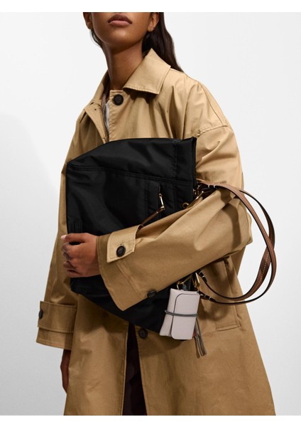 Teknik Kumaş Tote Çanta