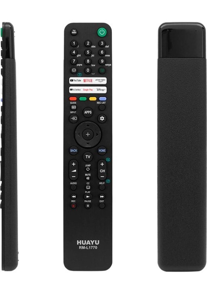Huayu Kl RM-L1770 Sony Youtube-Prıme Vıdeo-Google Play-Netflıx-Dısney Tuşlu Lcd-Led Tv Kumanda (4887)