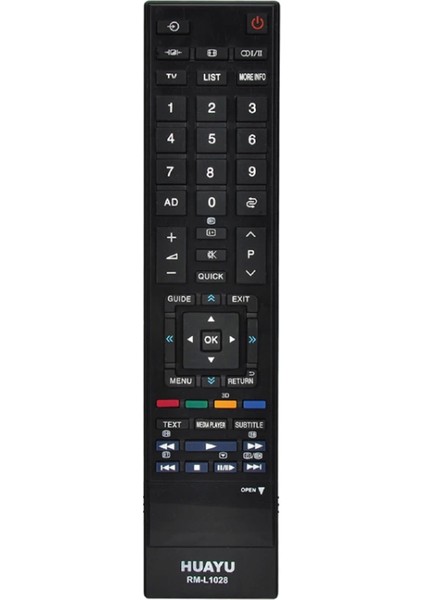 Huayu Kl RM-L1028 3D Toshıba Lcd-Led Tv Kumanda Blisterli (4887)