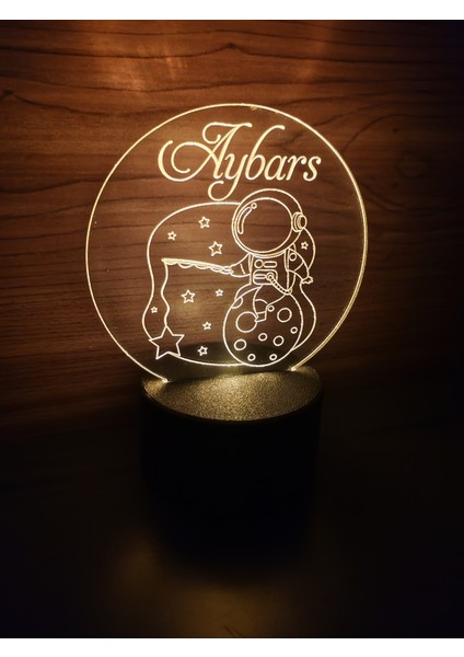Kişiye Özel Astronot Işıklı Masa Lambası ( Pilli ) fiyatları