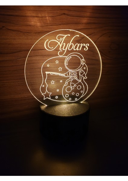 Kişiye Özel Astronot Işıklı Masa Lambası ( Pilli ) fırsatları