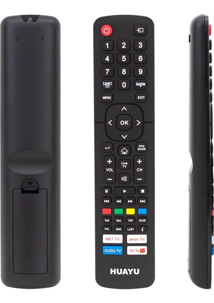 Huayu URC1530 Hısense Netflıx-Youtube-Amazon Tuşlu Lcd-Led Tv Unıversal Kumanda Ambalajlı (4887)