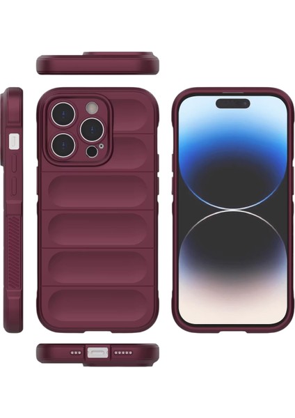 Apple iPhone 14 Pro Uyumlu Optimum Kamera Lens Çerçeveli Silikon Kılıf fiyatları