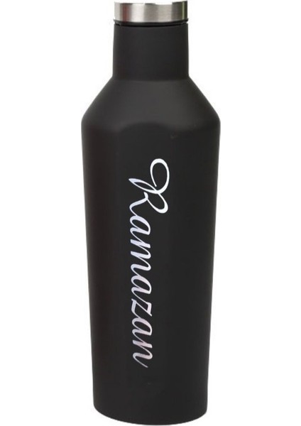 Kişiye Özel Isim Baskılı Mug Termos 500 ml Termos SUS-304 Paslanmaz Çelik Mug