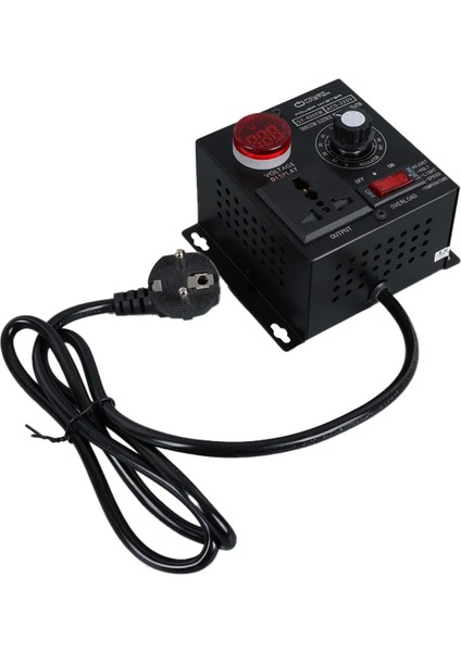 10-100V Ac 4000 Watt 15A Hız Işık Kontrolü Motor Sürücü Voltaj Regülatör (4887)