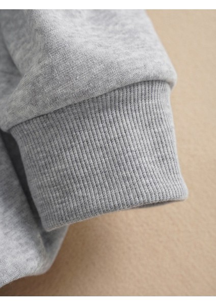 Les Dikey Benjamıns Baskılı Bisiklet Yaka Sweatshirt fırsatları