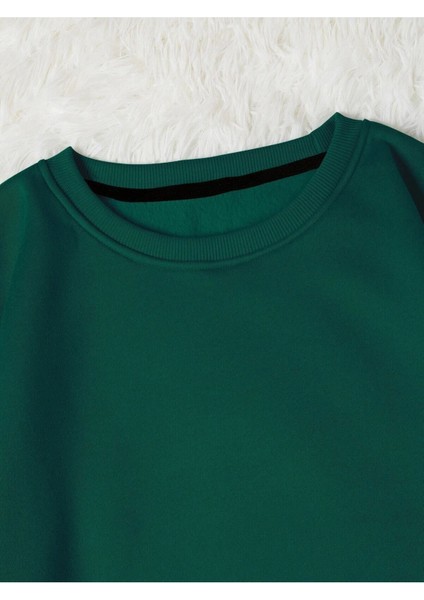 Kadın/erkek Los Angeles Renkli Oversize Bisiklet Yaka Pamuklu Sweatshirt