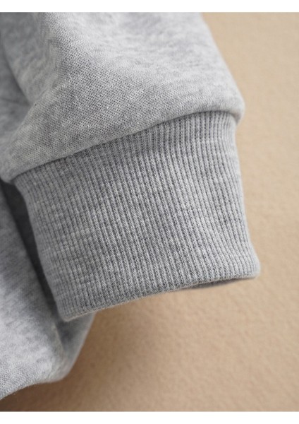 Basket Baskılı Bisiklet Yaka Sweatshirt modelleri