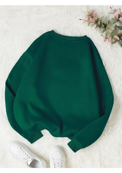 Kadın/erkek Brooklyn Özel Renkli Oversize Bisiklet Yaka Pamuklu Sweatshirt fırsatları