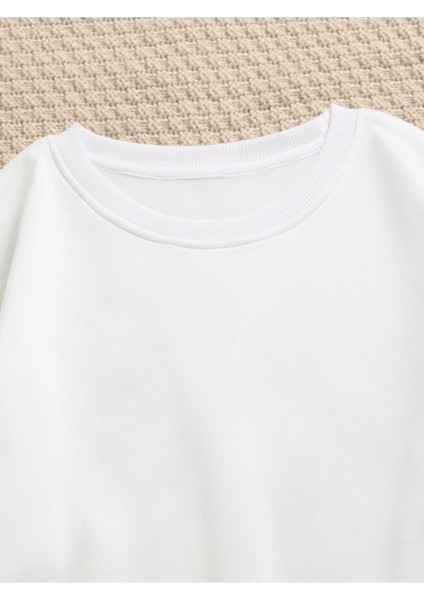 Kadın/erkek Los Angeles Renkli Oversize Bisiklet Yaka Pamuklu Sweatshirt fırsatları