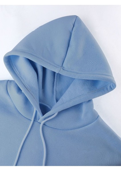 Kadın/erkek Brooklyn Renkli Özel Baskılı Pamuklu Oversize Kapüşonlu Sweatshirt modelleri