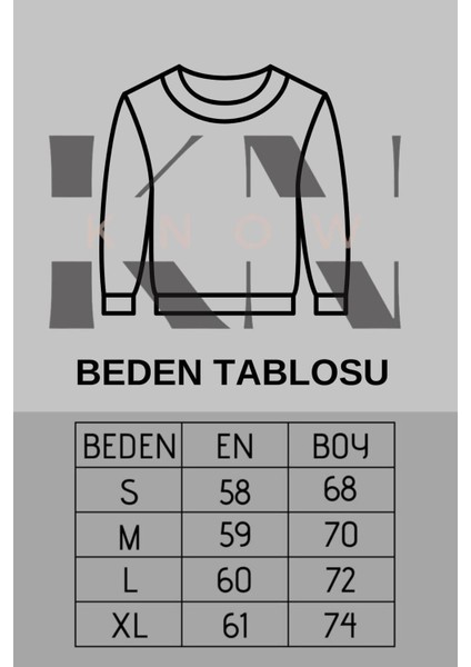 Düz Bisiklet Yaka Sweatshirt