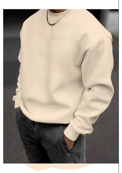 Oversize Rahat Kalıp Basic Sweatshirt - 5 Farklı Renk Seçeneğiyle