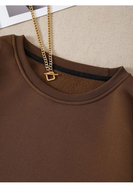 Kadın/erkek Brooklyn Özel Renkli Oversize Bisiklet Yaka Pamuklu Sweatshirt indirimleri