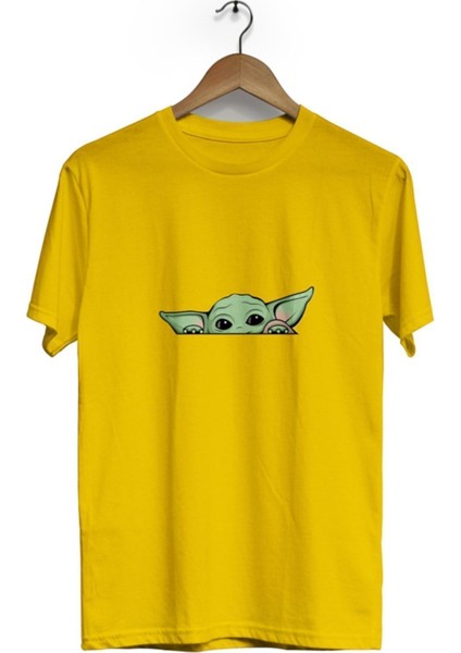 Usta Yoda Star Wars Bisiklet Yaka Kısa Kollu Tişört