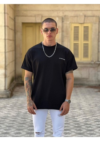 Unisex Les Özel Baskılı Oversize Penye T-Shirt %100 Pamuk