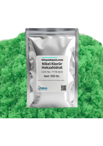 Nikel Klorür Hekzahidrat 100 Gr.