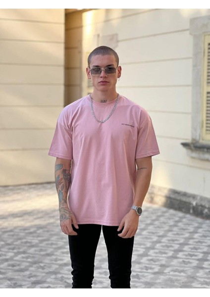 Unisex Les Özel Baskılı Oversize Penye T-Shirt %100 Pamuk