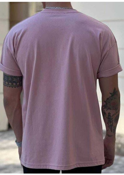 Unisex Les Özel Baskılı Oversize Penye T-Shirt %100 Pamuk fiyatları