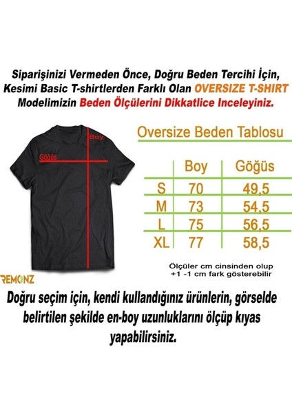 Unisex Les Özel Baskılı Oversize Penye T-Shirt %100 Pamuk modelleri