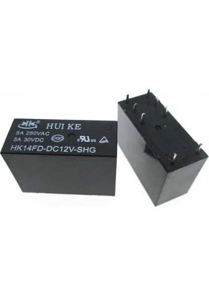 12 Volt Role Çift Kontak 8 Bacak (4887)