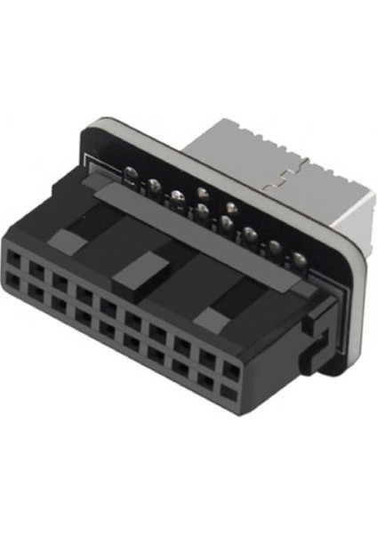 Type-E To USB 3.0 19 Pın Anakart Dişi Erkek Çevirici Dönüştürücü Adaptör 5209