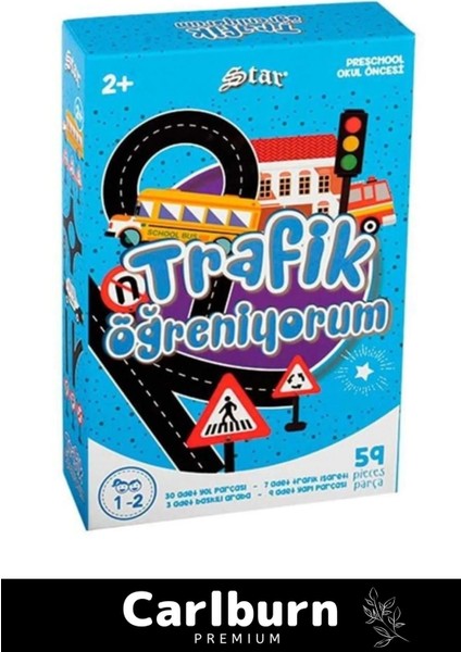 Eğitici Zeka Geliştirici Öğretici El Göz Koordinasyonu Aile Boyu Eğitim 59 Parça Trafik Öğreniyorum fiyatları