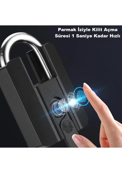 Parmak Izle Açılan Hava Şartlarına Uyumlu Çinko Alışım Akıllı Asma Kilit modelleri