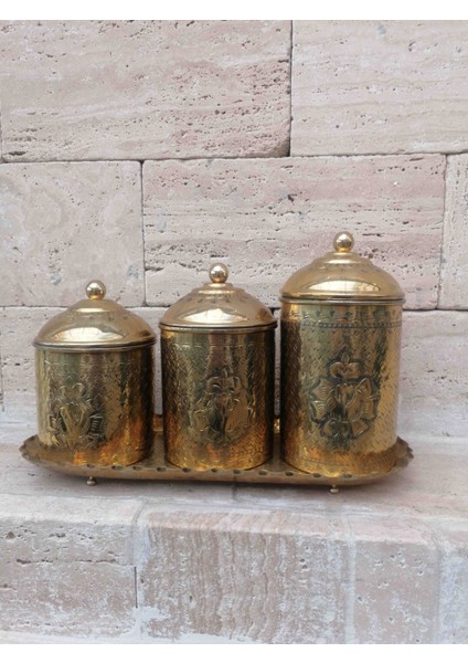 Bakır Baharat Seti
