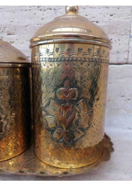 Bakır Baharat Seti