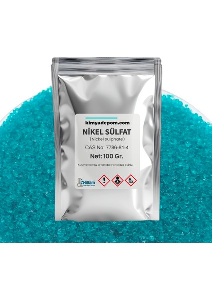 Nikel Sülfat 100 Gr.