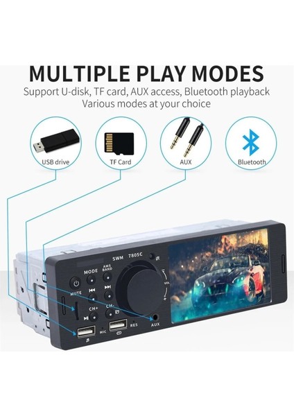 4.1 Inç Dokunmatik Ekran Oto Teyp + 12 LED Gece Görüş Geri Vites Kamera Ikisi Bir Arada Uyumlu fiyatları