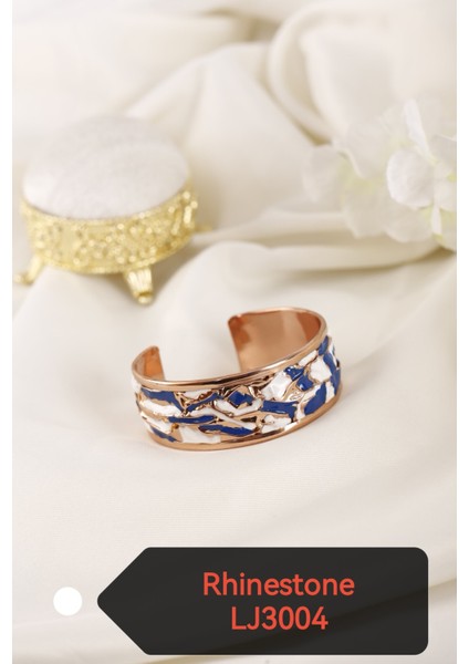 Rhınestone Collectıon LJ3004 Özgün Mine Işlemeleli Bakır Dövme Tasarım Bileklik fiyatları
