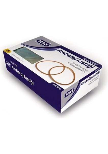 Ambalaj Lastiği 50GR Paket Lastiği - 6 Paket