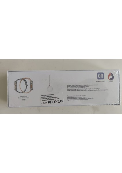 T800 Akıllı Saat Ios Androıd Uyumlu Bluetooth Kablosuz Sarj