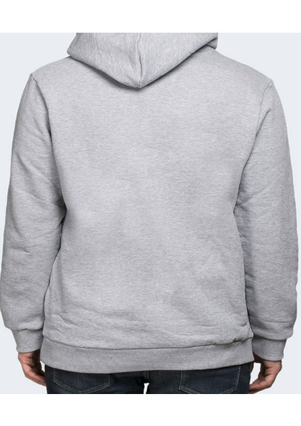 Baba Sen En Iyisin! Kapüşonlu Sweatshirt Koyu Gri