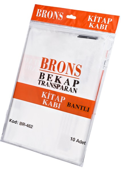 Hazır Kitap Kabı Şeffaf 10 Lu - 2 Paket