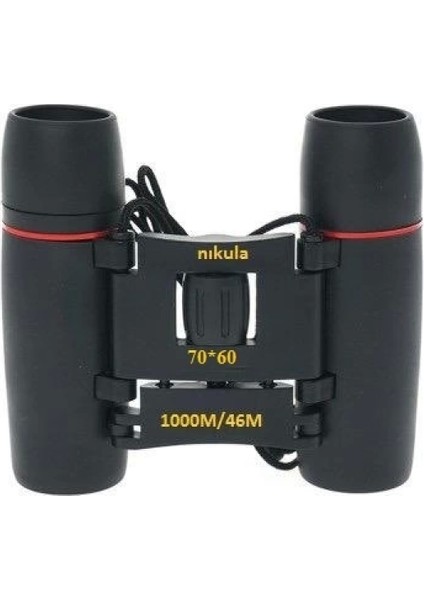 70X60 Cepte Taşımalı Kauçuk Kaplamalı Mini Dürbün