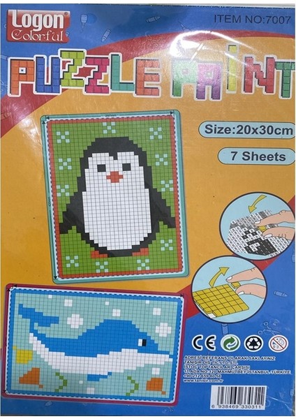 Südor Logon Puzzle Eva Set A4 7 Li