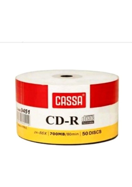 Cd-R 50LI Boş CD - 10 Adet Siyah Tükenmez Kalem 006370