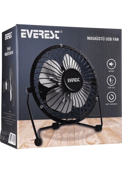 Everest EFN-482 Masaüstü Metal Siyah Fan (4887) modelleri