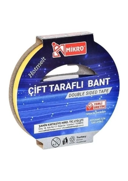 Çift Taraflı Bant 15MMX25MT